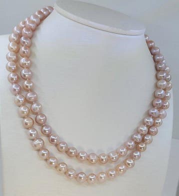 Sans prix de réserve - Collier - 14 carats Or blanc, Perles