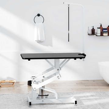 vidaXL Hydraulisch verstelbare trimtafel met aanlijnoptie, Verzenden, Nieuw