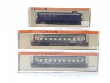 Arnold N - 3302/3312/3313 - Modeltrein personenwagen (3) -, Nieuw