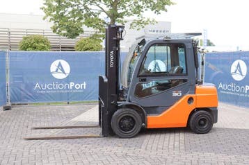 Veiling: Heftruck Toyota 02-8FDF30 Diesel 3000kg 3.7m 2020, Ophalen