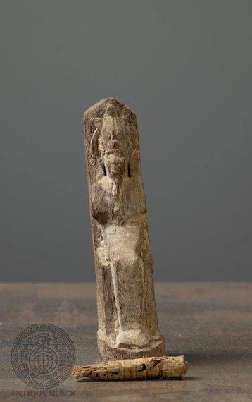 Oude Egypte, late periode Hout Beeld van Osiris met, Antiek en Kunst