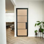 Stalen Binnendeur - 4 Vlaks - Mat glas - Met slot, Binnendeur