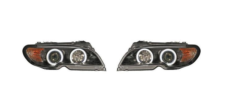 Koplampen Set CCFL Angel Eyes BMW E46 Coupe/Cabrio B3215, Auto-onderdelen, Verlichting, Nieuw, BMW