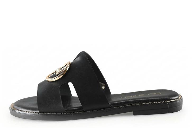 Ebl Slippers in maat 39 Zwart, Kleding | Dames, Schoenen, Zwart, Zo goed als nieuw, Slippers, Verzenden