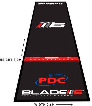 Winmau Pro Zone Precision Blade 6 Soft Feel Dartmat 300 x..., Ophalen of Verzenden, Overige typen