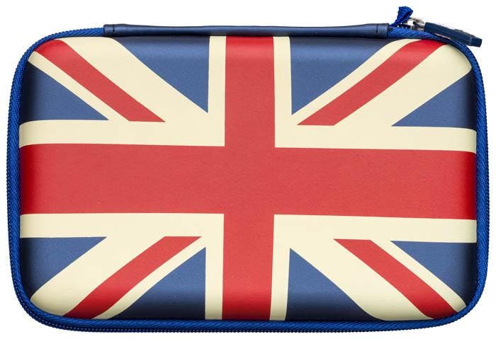 Nintendo 2DS XL / 3DS XL Bigben Case UK Flag Roze, Games en Spelcomputers, Spelcomputers | Nintendo 2DS en 3DS, Zo goed als nieuw