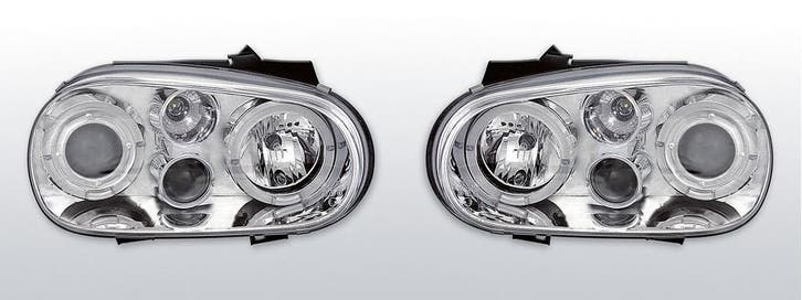 Koplampen Angel Eyes | geschikt voor Volkswagen Golf 4 1997-, Auto-onderdelen, Verlichting, Nieuw, Volkswagen, Verzenden