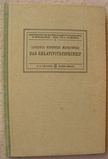 Einstein / Lorentz / Monkowski / Laue - Das