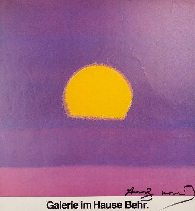 Andy Warhol (1928-1987) - Sunset, Antiek en Kunst, Kunst | Designobjecten