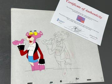 Friz Freleng - Cellule danimation originale et dessin du