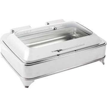 Rechthoekige elektrische chafing dish | 8L | Met pan |, Verzenden, Nieuw in verpakking