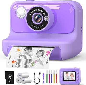 Hangrui Kindercamera 1080P - Retour deal, weg is pech!, Verzenden, Zo goed als nieuw, Knutselen