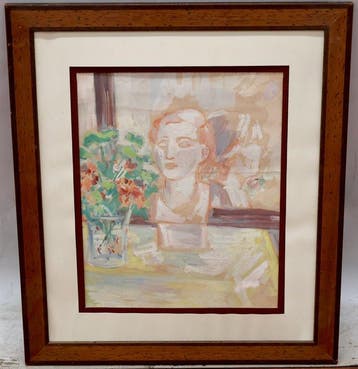 Ismael Balanyà Moix (1921-2000) - Composición con busto y