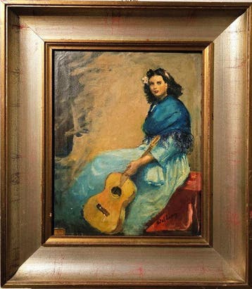 Scuola spagnola (XIX-XX) - La flamenca