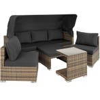 tectake Rotanlounge met aluminium frame San Marino - natuur, Verzenden, Nieuw