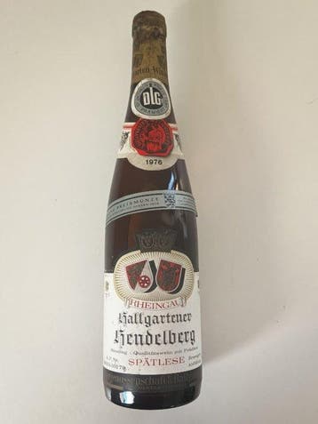 1976, 1981, 1983 Hallgartener Hendelberg Riesling Spätlese -, Verzamelen, Nieuw
