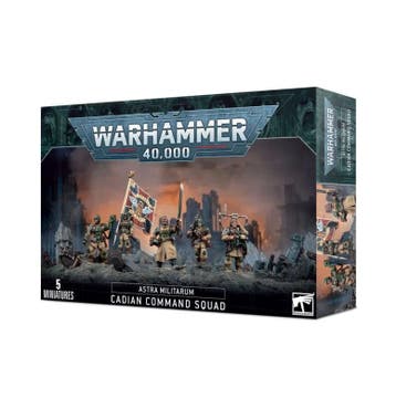 Warhammer 40,000 Astra Militarum Cadian Command Squad, Ophalen of Verzenden, Nieuw