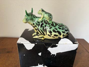 Beeldje - Cow Parade Cowparade. Mother Frog. Medium. -, Antiek en Kunst