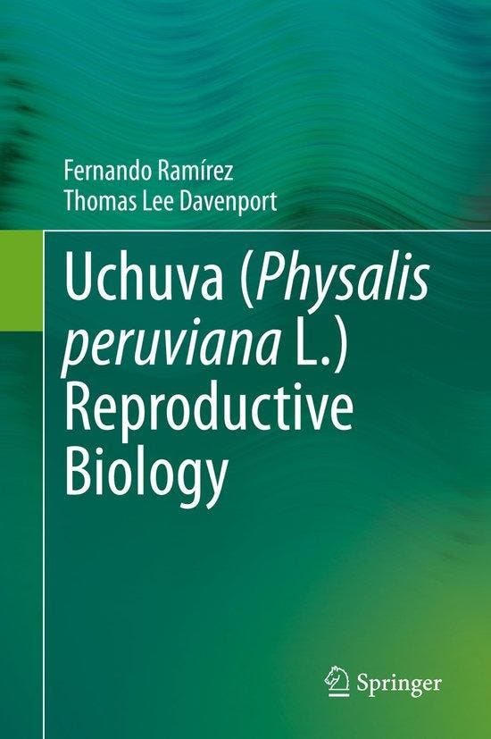 Uchuva (Physalis peruviana L.) Reproductive Biology, Livres, Langue | Anglais, Envoi