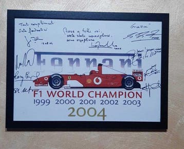 poster - Ferrari - Ferrari formula uno Team schumacher &, Nieuw