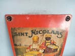 Sint nicolaas en knecht - Reclamebord - Emaille