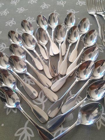 Christofle, Air France - Tafelservies voor 12 - zilverachtig