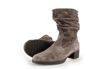 Hartjes Laarzen in maat 38 Grijs, Kleding | Dames, Schoenen, Hoge laarzen, Verzenden, Zo goed als nieuw, Hartjes