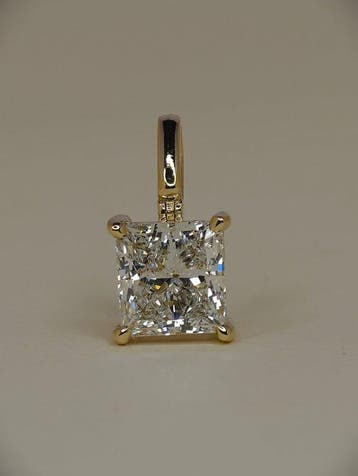 Pendentif - 14 carats Or jaune, 14 carats. - 2.08ct. tw.