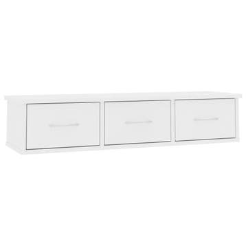 Wandschap 88cm wit | Retour Deal | 34% korting! (wandrek), Verzenden, Zo goed als nieuw