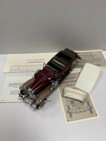 Franklin Mint 1:24 - Voiture miniature - 1930 Duesenberg J