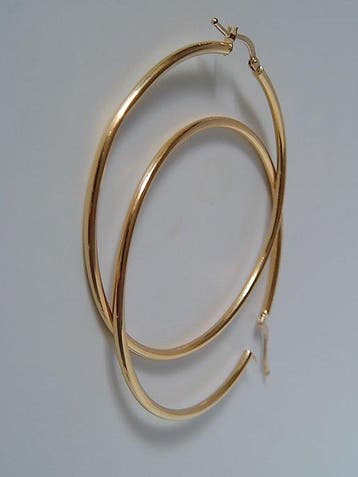 Zonder minimumprijs - Oorbellen - 18 karaat Geel goud -, Handtassen en Accessoires, Nieuw