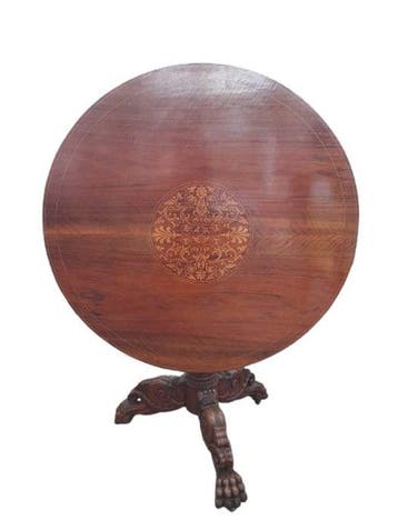 Tafel - Hout - Tafel met zeil 1800, Antiek en Kunst
