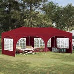 vidaXL Pop-up Feesttent 575 x 288 x 245 cm Bordeauxrood, Verzenden, Nieuw