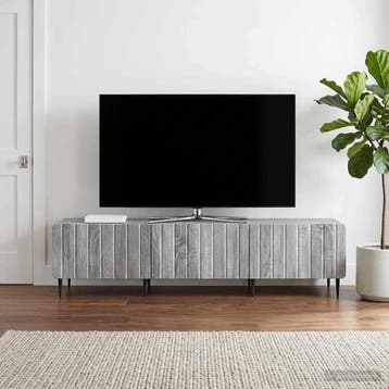 vidaXL TV Kast met lade Grijs sonoma 147 x 34,5 x 32 cm, Verzenden