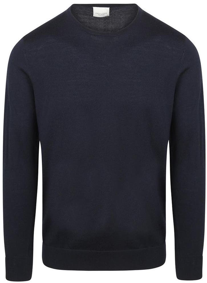 Profuomo Pullover Merinowol Navy maat Maat 52/54 (L) Heren, Kleding | Heren, Truien en Vesten, Blauw, Nieuw, Maat 52/54 (L), Verzenden