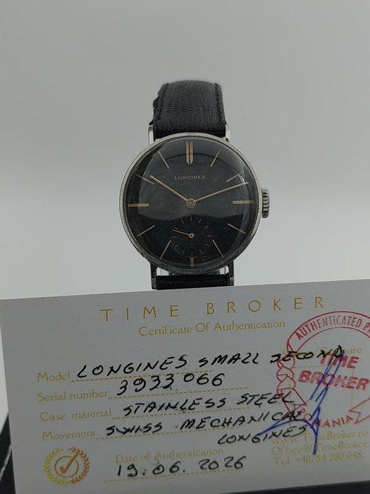 Longines - Longines Small Second – Vintage Military Style -, Handtassen en Accessoires, Horloges | Antiek