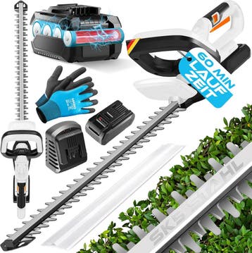 Accu heggenschaar  - 57cm snijlengte - incl. handschoenen,, Tuin en Terras, Verzenden, Nieuw
