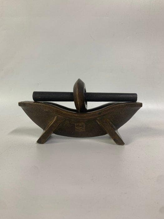 Traditional Herb Grinder - Vijzel en stamper - Koper, Antiek en Kunst, Antiek | Keukengerei