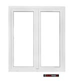 PVC Ramen zonder middenstijl B130xH150 en B200xH150 Ug=1.1, Ophalen of Verzenden, Gevelraam of Ruit