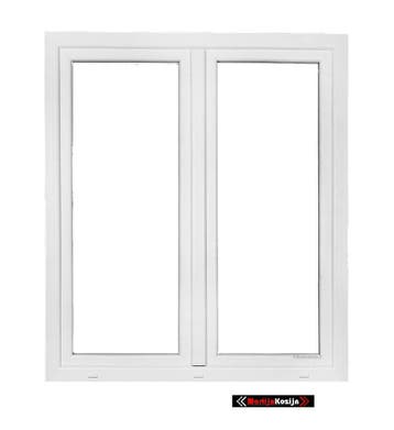 PVC Ramen zonder middenstijl B130xH150 en B200xH150 Ug=1.1, Doe-het-zelf en Bouw, Glas en Ramen, Gevelraam of Ruit, 120 tot 160 cm