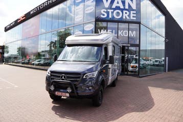 Hymer MLT 580 4×4 op Mercedes met slechts 20029 km 10515, Automaat, 6 tot 7 meter, Diesel, Tot en met 3