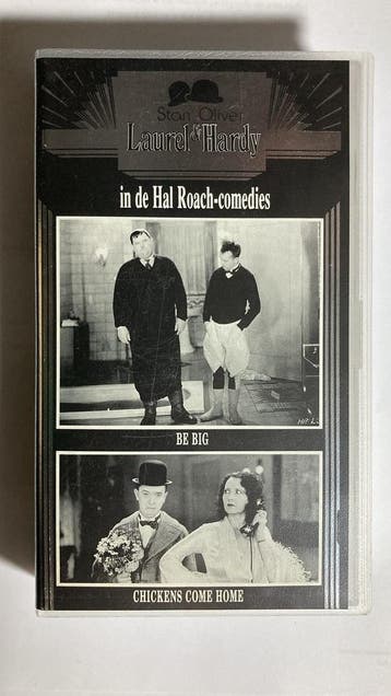 LAUREL & HARDY IN DE HAL ROACH-COMEDIES BE BIG / CHICKENS, Gebruikt