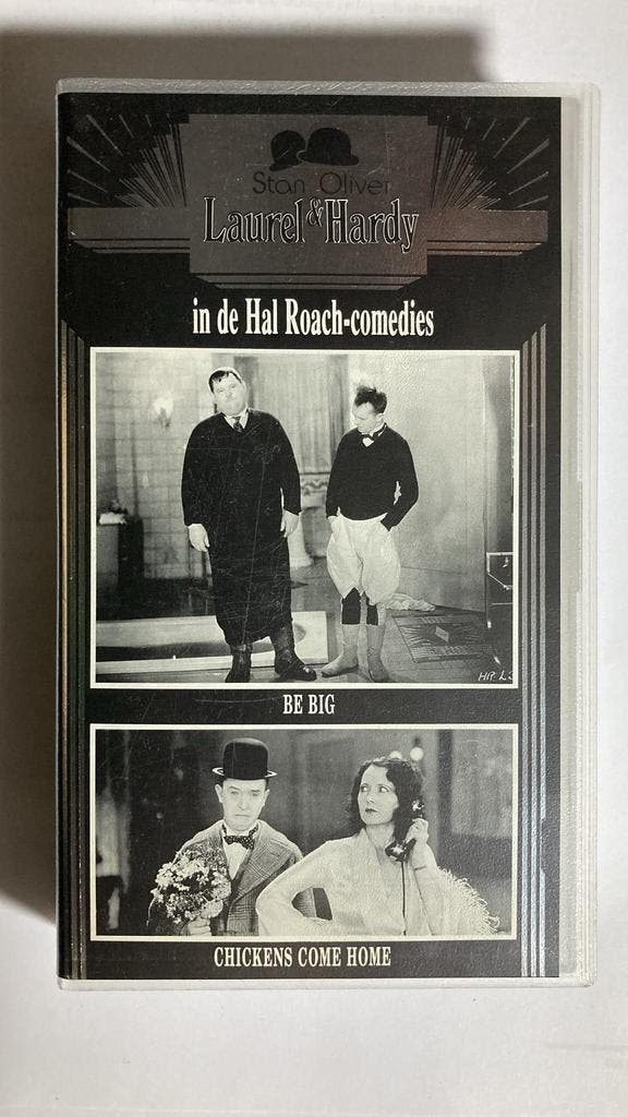 LAUREL & HARDY IN DE HAL ROACH-COMEDIES BE BIG / CHICKENS, Cd's en Dvd's, VHS | Film, Gebruikt