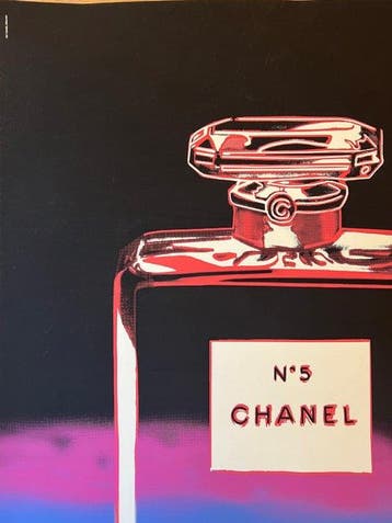 warhol andy - chanel marrone