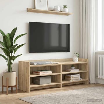 vidaXL TV Kast 130 x 33 x 47 cm Sonoma Eiken, Verzenden, Nieuw