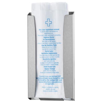 Hygiënezakjesdispenser | WINGS | RVS | Wandmontage |, Verzenden, Nieuw in verpakking