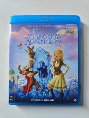 DE SNEEUWKONINGIN 2 (3D) (BLURAY), CD & DVD