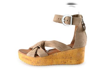 Omoda Sandalen in maat 38 Beige, Verzenden, Beige, Omoda, Sandalen of Muiltjes