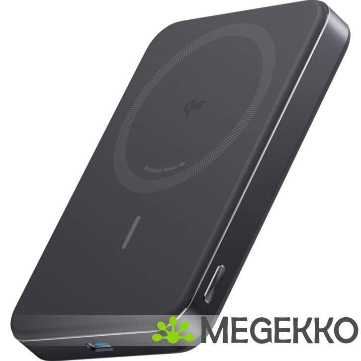 Anker MagGo Draadloze Powerbank 10.000 mAh 15W Zwart, Telecommunicatie, Powerbanks, Nieuw, Verzenden