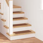 vidaXL Antislip Trapmatten Latex achterkant 15 pcs Geel 60 x, Verzenden